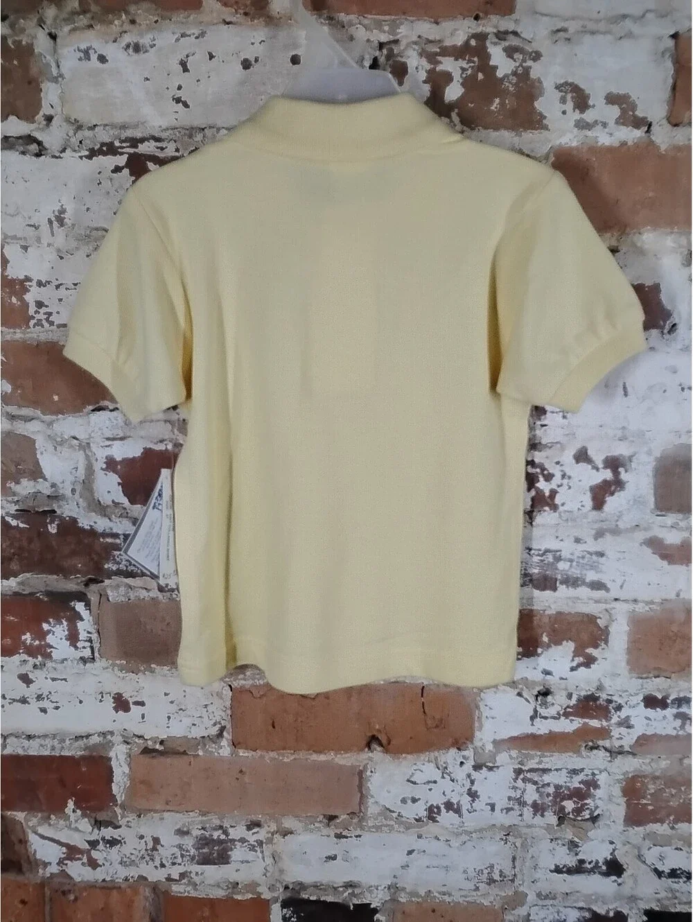 Vintage NWT The Bailey Boys Butter Yellow Polo Size 31